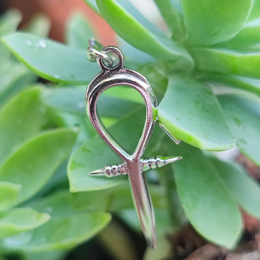 ORECCHINI in argento 925 con Ankh - HATLAY - Image 3