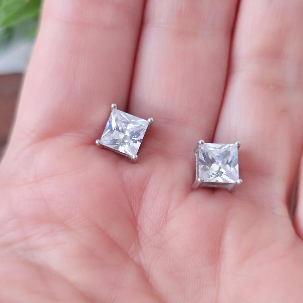 Orecchini in argento 925 con pietra - LILY - Image 2