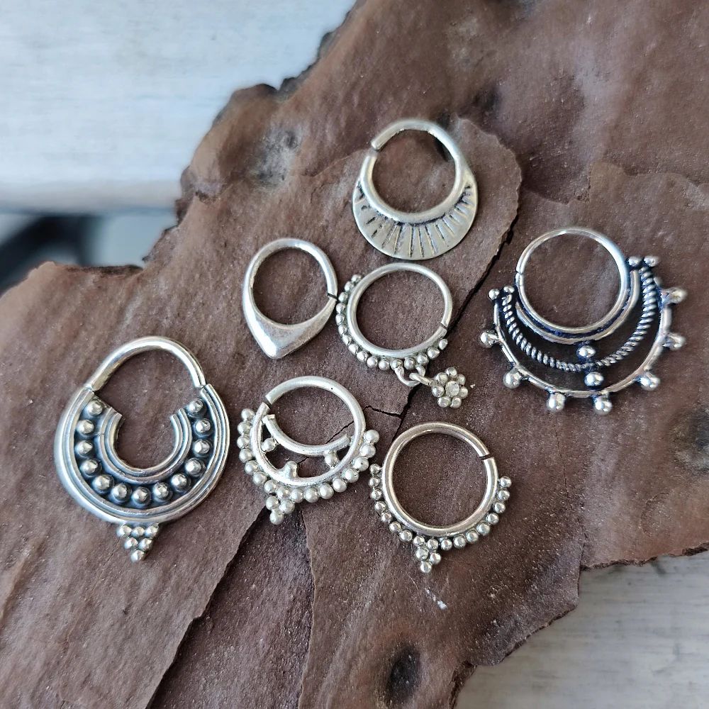 ORECCHINI septum in argento 925 brunito - PHOOP - Image 4