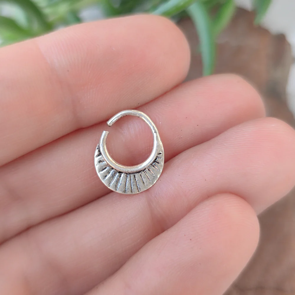 ORECCHINI septum in argento 925 brunito - PHOOP - Image 2