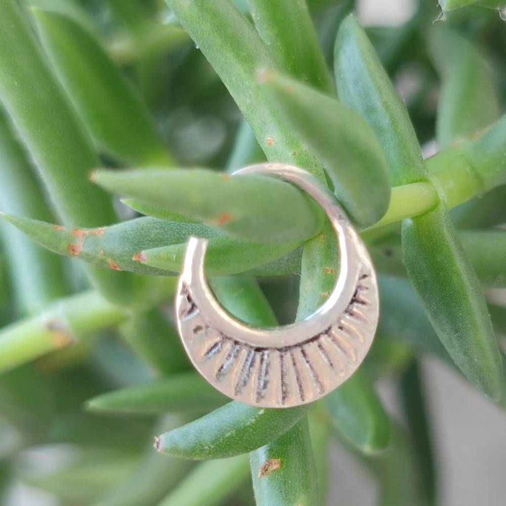 ORECCHINI septum in argento 925 brunito - PHOOP - Image 3