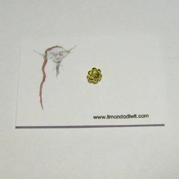 Orecchino da naso in oro 18  carati 3mm