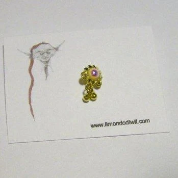 Orecchino da naso in oro 18  carati 10mm