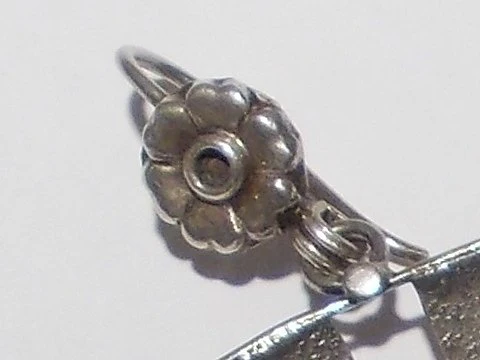 Orecchini etnici in argento antico - SIMIKOT - Image 3