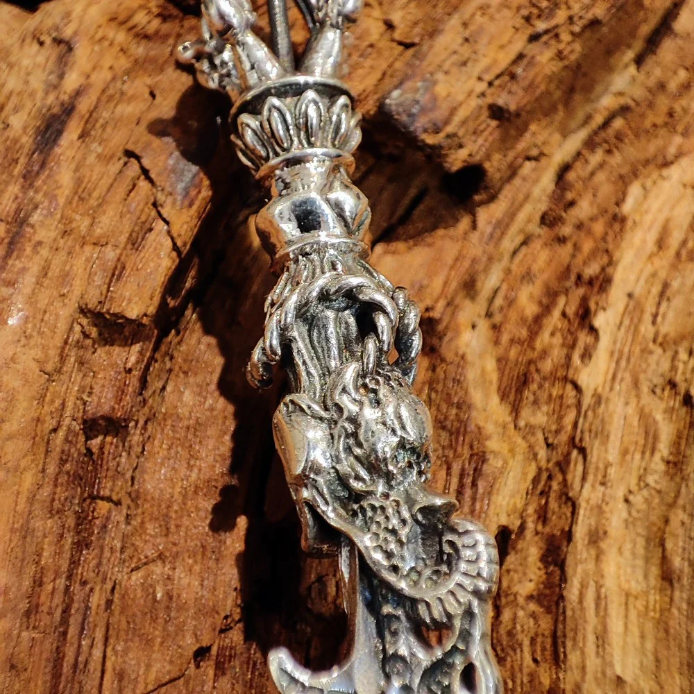 PHURBA in argento 925 - DEVANAGIRI - Image 4