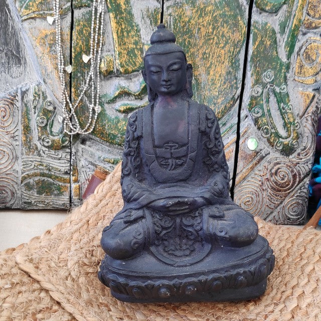 Statua Buddha nero | Statue divinitá